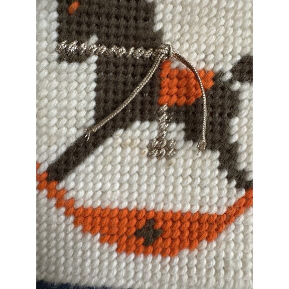 VTG Rocking Horse Bow Square Tissue Box Cover Bathroom Decor Equestrian READ - Picture 8 of 8